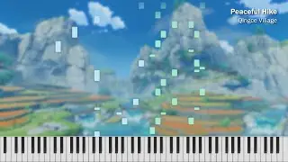 Peaceful Hike - Genshin Impact OST - Piano Arrangement (Sheet Music)