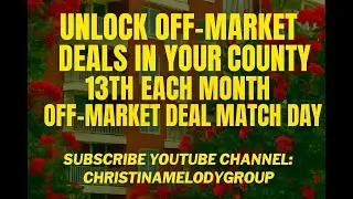 2025 Off‑Market Real Estate Investing | Unlock Exclusive Deals in Your County Daily at 3:30 PM  ZOOM