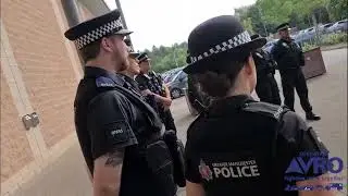 Briefing at HMP Forest Bank #OpAVRO