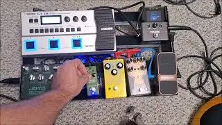 Bass preamp series - MXR Thump and Joyo Tidal Wave on a pedal Board
