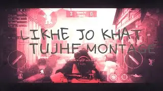 Likhe Jo Khat Tujhe Song❤️ | BEST😍 PUBG MONTAGE | mahaSHAY GAMING | #RoadTo1K