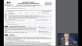 How to fill out a W-9 form