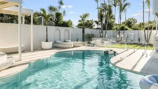 A Modern Mexican-Style Backyard | Lighting, Curves & Courtyard Design