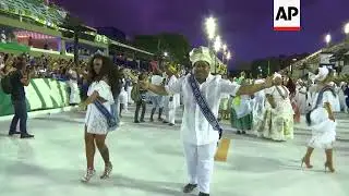 Rehearsals at Sambadrome as Rio prepares for carnival