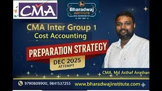 CMA Gr 1 Costing Exam Strategy #cma #cmainter #cmaintercoaching #cmaintermediate #cmastudent