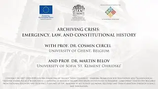 Archiving Crisis: Emergency, Law, and Constitutional History - Prof. Cercel