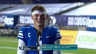 Zach Wilson Post Game Interview - BYU vs. LA Tech 10/2/20