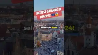 💰 Top 5 Highest Salary Countries in Europe (2024) | Where to Earn the Most! 🇪🇺