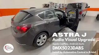 Vauxhall Astra J Car Audio Upgrade CarPlay Android Auto KENWOOD DMX5023DABS #vauxhallastra #caraudio