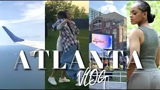 TRAVEL VLOG | MET A FRIEND FROM INSTAGRAM? atlanta girls trip, photoshoot, free things to do in atl