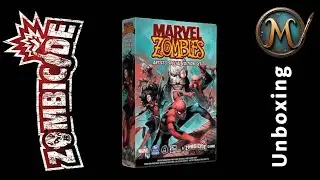 CMON Zombicide: Marvel Zombies - Artist's special edition set Unboxing