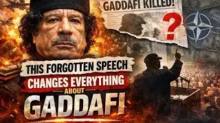 This Forgotten Speech Changes Everything About Gaddafi