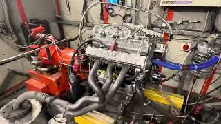Ford Capri 3100RS engine on the dyno at Ric Wood