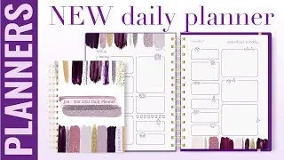 NEW Template: Daily Planner 2021 - full year and 4 quarterly files