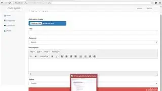Adding TinyMCE Text Editor in our Form