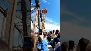 He Almost Hit the Crowd &mdash; 900ft Bridge Jump Gone Wrong?! 😳