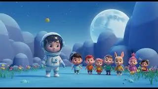 The Little Astronaut&rsquo;s Sleepy Galaxy 🚀🌙 | Bedtime Lullaby Song | Kids Sleep Song