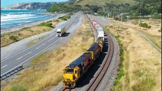 February Rail action on New Zealand's Main North Line (MNL)