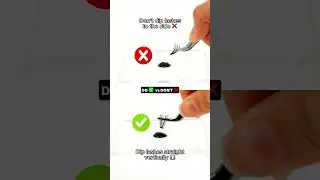 Ultimate Lash Glue Hack | Dos and Don'ts to Perfect Your Look! #beautyhacks #salonquality   #ienvy