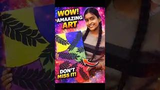 Boring Table ➝ Aesthetic Leaf Art 🌿✨ | Satisfying DIY Makeover 😍
