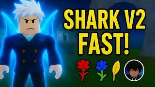 How To Unlock Shark Race V2 In Blox Fruits FAST 🦈 (STEP BY STEP GUIDE)