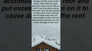 sloping roof facts#shorts