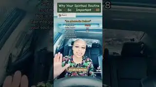 Your Spiritual Routine Is Very Important
