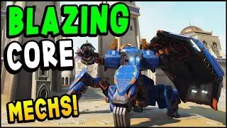 Blazing Core - NEW MECH Team Tactical Game - FREE Beta (Blazing Core Gameplay)