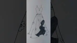 How To Draw A  Ballgown 👗