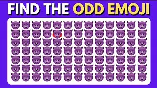 Find the ODD EMOJI 😈 - (Easy to Impossible)