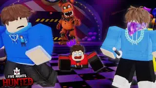 We Try to Survive Roblox FNAF HUNTED!