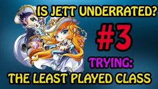 MapleStory - Third job advancement - Playing the least played class #3 - Jett Gameplay 2020