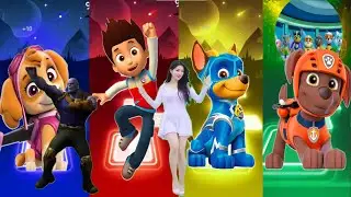 Marshall VS Paw Patrol VS Ryder VS Rubble - Tiles Hop EDM Rush8