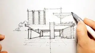 Relax With Drawing - Architect Sketch - RWD #15