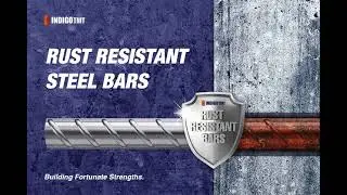 100% Water-resistant Steel Bars - Indigo TMT Steel Bars