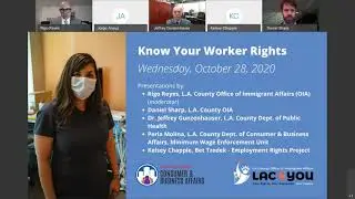 Los Angeles County Office of Immigrant Affairs presents: Know Your Worker Rights webinar