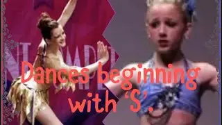 Ranking all dances beginning with ‘S’. 63-1. | Dance Moms