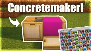 Simplest Minecraft AFK Concrete Generator Tutorial - in under a minute! - 1.19/1.18