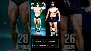 ARNOLD & JOSEPH SHARE A CLOSE BOND. #arnoldschwarzenegger #son  #Josephbaena #gym #uk #shorts #usa