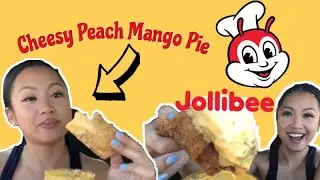 JOLLIBEE FOOD DRENCHED IN CHEESE (Zach Choi ASMR Tag)