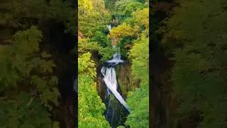 Ceunant Mawr Waterfall in Llanberis, Wales #snowdonia snowdonia