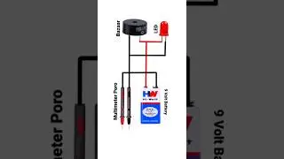 simple continuity tester #foryou #diy #electronic #projects #youtubeshorts