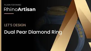 Tutorial: Dual Pear Diamond Ring | RhinoArtisan