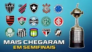 BRASILEIROS QUE MAIS CHEGARAM EM SEMIFINAIS DA COPA LIBERTADORES