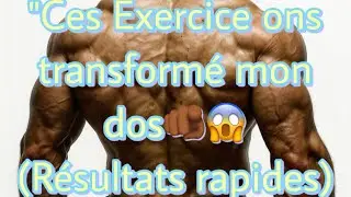 «Ces exercices ont transformé mon dos 😱 (Résultats rapides)
