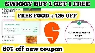 swiggy buy 1 get 1 free || swiggy coupon code today