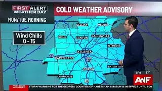 First Alert Weather: Cold weather advisory issued for Tuesday morning