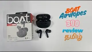 Boat Airdopes 300 Review Tamil | Best Boat TWS Earbuds | Gadgets Tamil