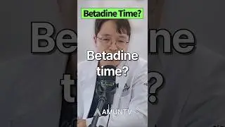 How long does it take to properly disinfect with Betadine? [AMUNTV]#shorts