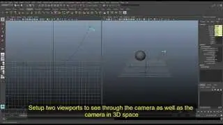 Autodesk Maya - Camera Path Animation